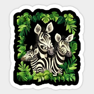 Zebra Lightning Zeal Sticker